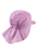 Gorra de visera con protección para el cuello rosa flor