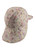 Cappello a punta con protezione del collo fiori ecrù