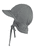 Cappello a visiera reversibile con protezione del collo verde pietra