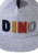 Baseball-Cap Dino silber melange