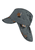 Gorra de visera con protección para el cuello animales verde mate
