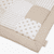emma & noah Tapis d'éveil patchwork Essential beige 140x140 cm