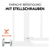 Cancelletto di sicurezza per porta Clear Step Set 2 + 21 cm White