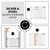 Cancelletto di sicurezza per porta Clear Step Set 2 + 21 cm White