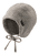 Beanie fleece vaaleanharmaa
