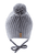 Cappello inca a coste grigio blu