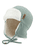 Gorra de aviador acanalada verde mate