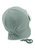 Gorra de aviador acanalada verde mate