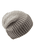 Strickmütze Umschlag silber melange