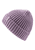 Gorro de punto sobre lila
