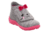 Happy pantoffel lichtgrijs/roze (medium)