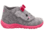 Happy pantoffel lichtgrijs/roze (medium)