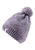 Cappello in maglia multicolore viola