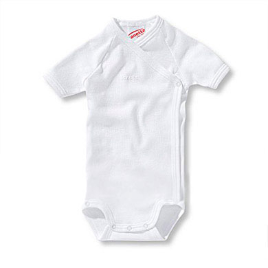 SANETTA Baby Body Manica 1/4 bianco Anti UV 15+