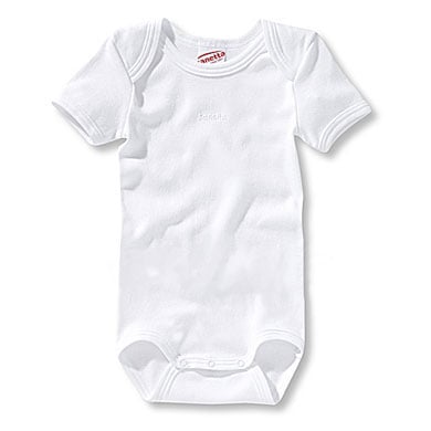 SANETTA Baby Body bianco Feinripp Anti UV 15+