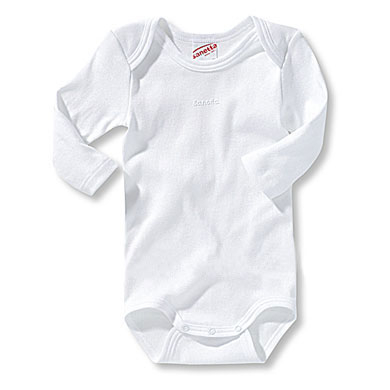 Image of SANETTA Baby Body Manica 1/1 bianco059