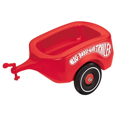 Image of BIG Bobby Car Rimorchio Trailer rosso Classic