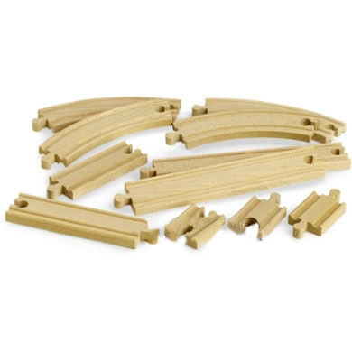 BRIO® WORLD Coffret évolution pour circuit de train débutant bois 33401