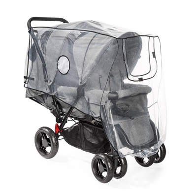 reer Cubierta de lluvia para carrito de bebé gemelar RainCover Duo