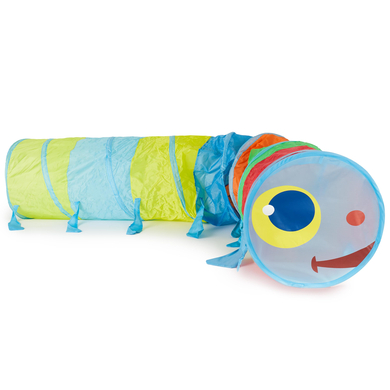 bieco Tunnel de jeu arc-en-ciel 46x250 cm