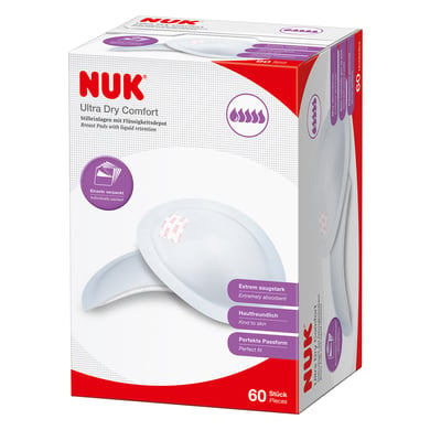 NUK Coussinets d'allaitement ultra absorbants Ulta Dry 60 pièces