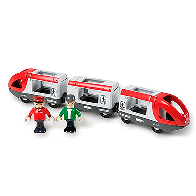 Image of BRIO® WORLD Stazione in legno -Treno Passeggeri 33505059