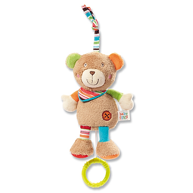 fehn® Peluche musicale mini ourson Oscar