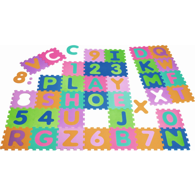 Playshoes Alfombra puzzle EVA 36 piezas