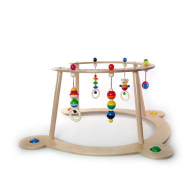 HESS Portique de jeu spécial premiers pas Ours Henry bois