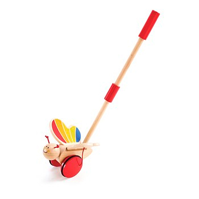 Hape Jouet à pousser papillon bois E0340