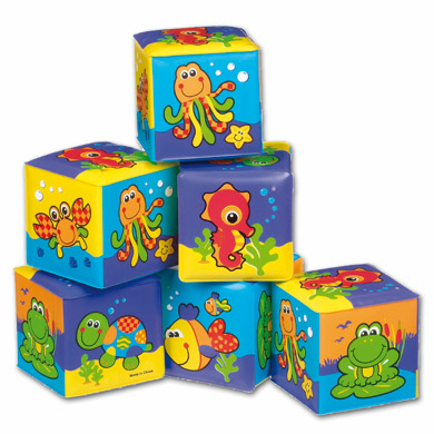 Image of PLAYGRO Dadi per Bagnetto 6 pezzi