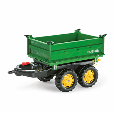 Image of ROLLY TOYS Rimorchio rollyMega Trailer JD 122004, verde