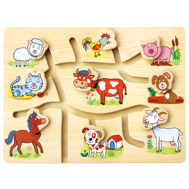 Bino Jeu de motricité ferme bois 88097