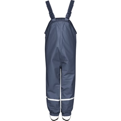 PLAYSHOES Pantalones de lluvia con forro polar – azul marino