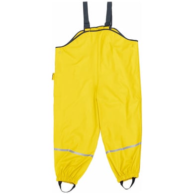 PLAYSHOES Pantalones de lluvia forrados – amarillo