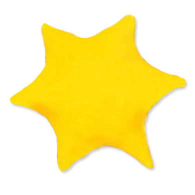 THERALINE Kirschkernkissen Design: Stern 25cm