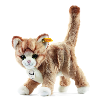 STEIFF Peluche Chat Mizzy debout, blond 25 cm
