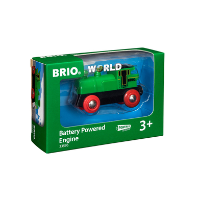 BRIO® WORLD Figurine locomotive bidirectionnelle à piles vert 33595