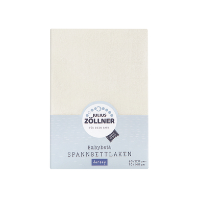 ZÖLLNER Sábana ajustable de punto liso crudo