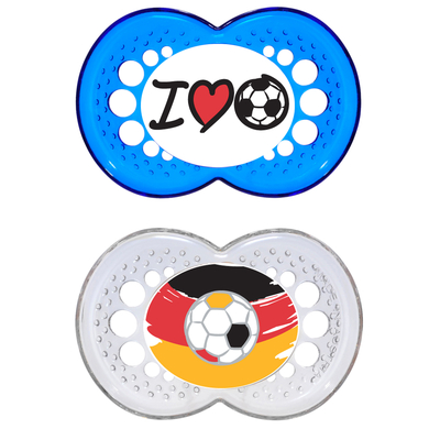 MAM Original Succhietto a ventaglio in silicone 16+ mesi, 2 pezzi.