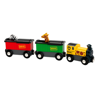 Image of BRIO® WORLD Stazione in legno - Treno Safari059