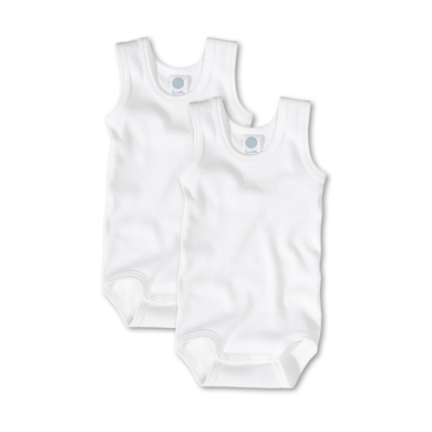 SANETTA Body d'aisselle bébé blanc -double-pack