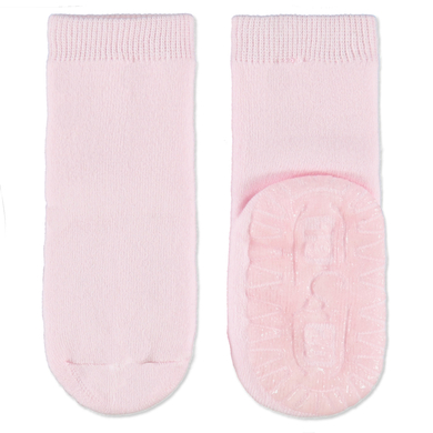 Sterntaler Chaussettes antidérapantes enfant soft uni rose