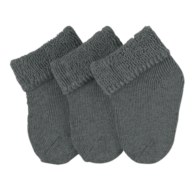 Sterntaler Chaussettes bébé mélange anthracite lot de 3