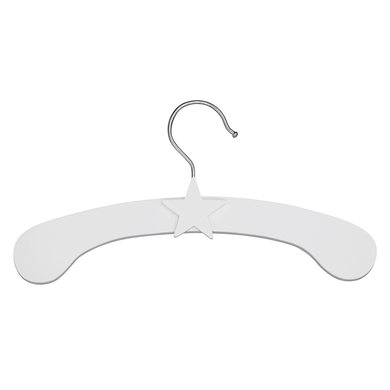 Kids Concept® Cintre enfant étoile, blanc bois 29 cm