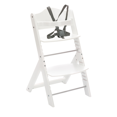 fillikid Chaise haute enfant évolutive MAX bois blanc