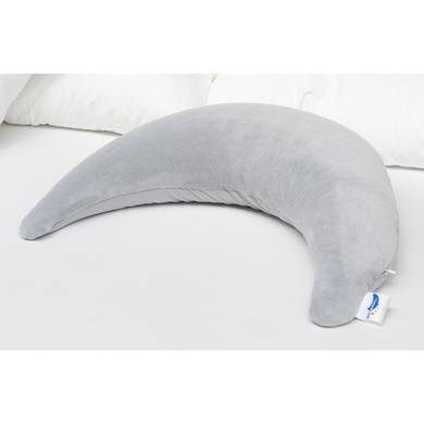 THERALINE Housse de coussin d'allaitement Lune gris