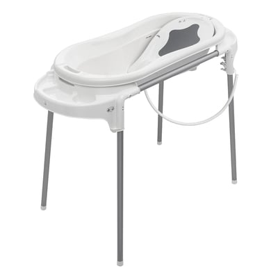 Rotho Babydesign Set de bain baignoire sur pieds bébé TOP Xtra white