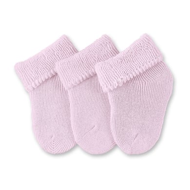 Levně Sterntaler Girls první ponožky 3-pack růžové