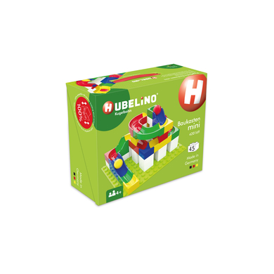 HUBELINO® Circuit à billes Mini, briques, 45 pièces